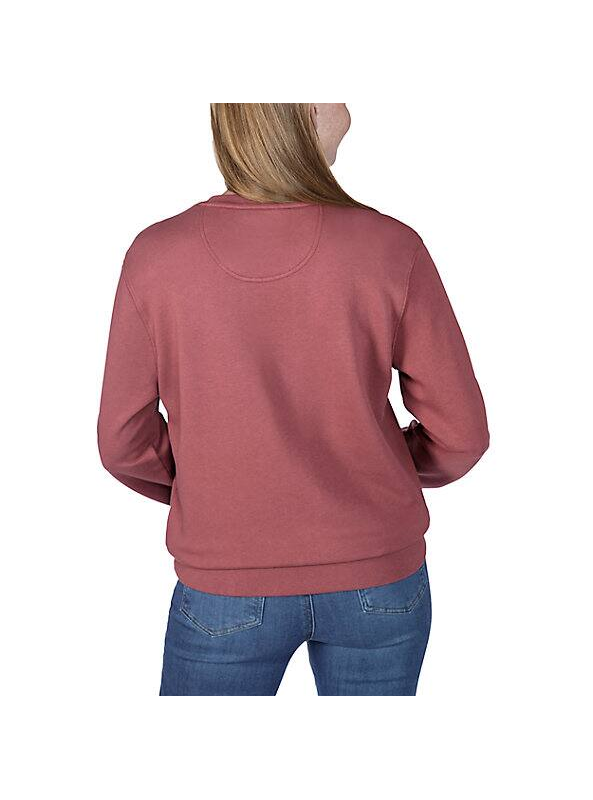 Load image into Gallery viewer, Carhartt Women&#39;s Relaxed Fit French Terry Crewneck Sweatshirt Apple Butter 106179-R95
