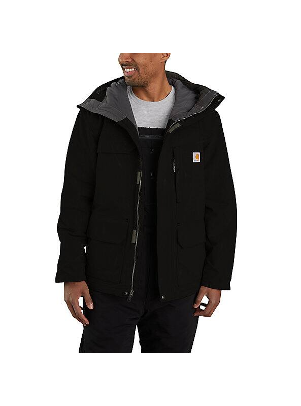 Load image into Gallery viewer, Carhartt Men&#39;s Super Dux Relaxed Fit Insulated Traditional Coat Black 105002-N04
