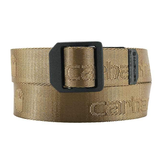 Carhartt Men's Nylon Webbing Ladder Lock Belt Yukon A0005768-CHT