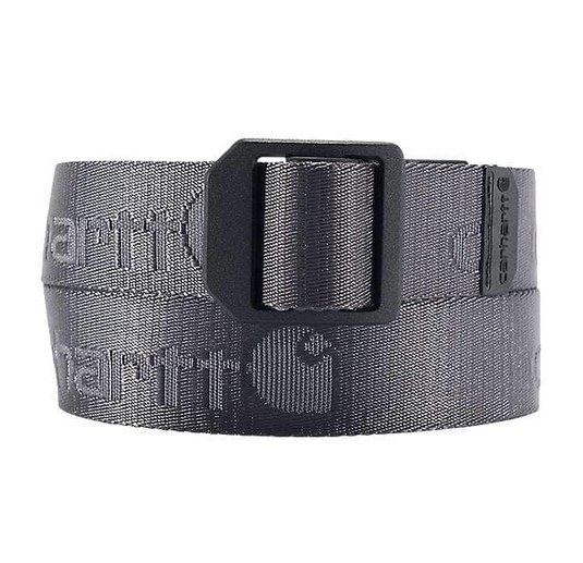 Carhartt Men's Nylon Webbing Ladder Lock Belt Gravel A0005768-GVL