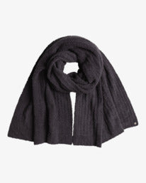 Load image into Gallery viewer, Billabong Women&#39;s Warm Roam Scarf Black Sands EBJAA00118_BSD
