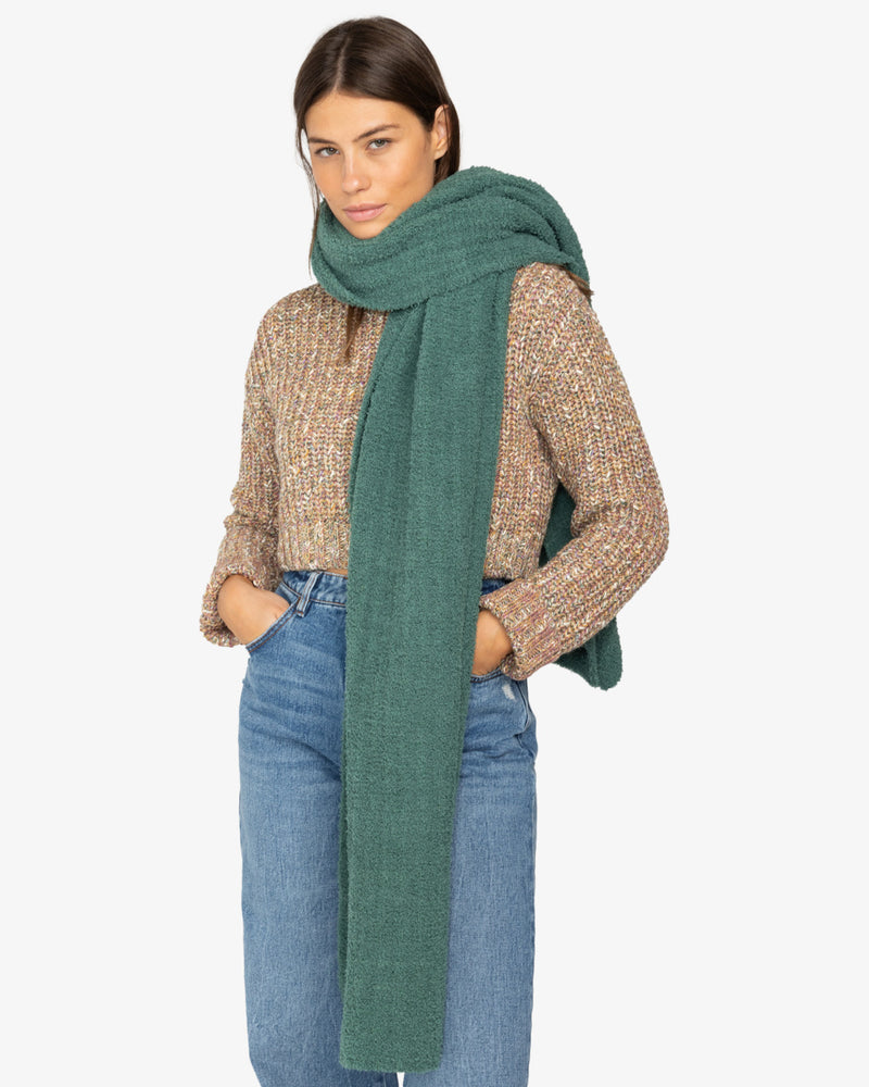 Load image into Gallery viewer, Billabong Women&#39;s Warm Roam Scarf Emerald Bay EBJAA00118_GQV0
