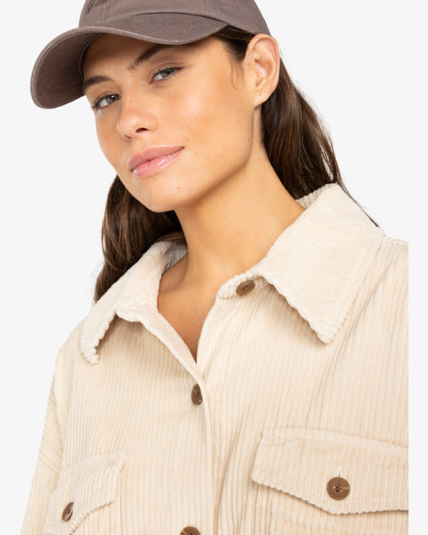 Load image into Gallery viewer, Billabong Women&#39;s Winter Ocean Shirt Dress White Cap EBJWD0014-WCP
