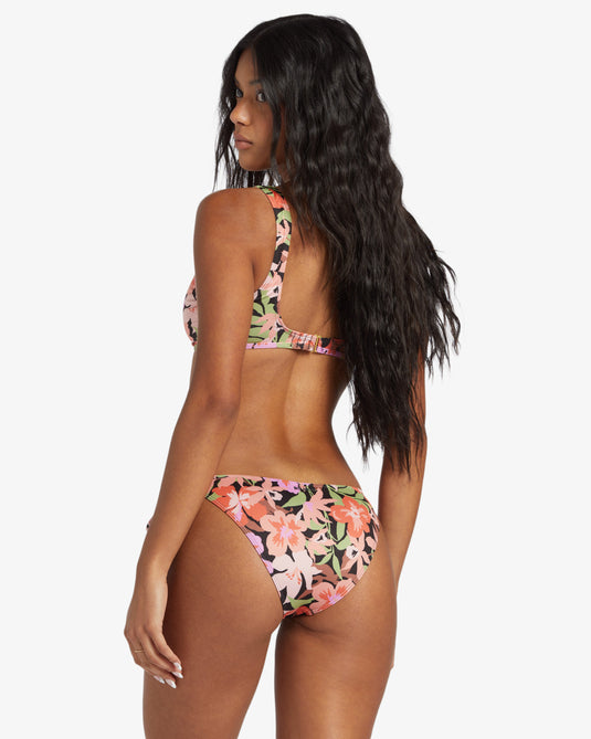 Billabong Women's Sol Searcher Tropic Tie Side Bikini Bottoms Multi EBJX400100-MUL