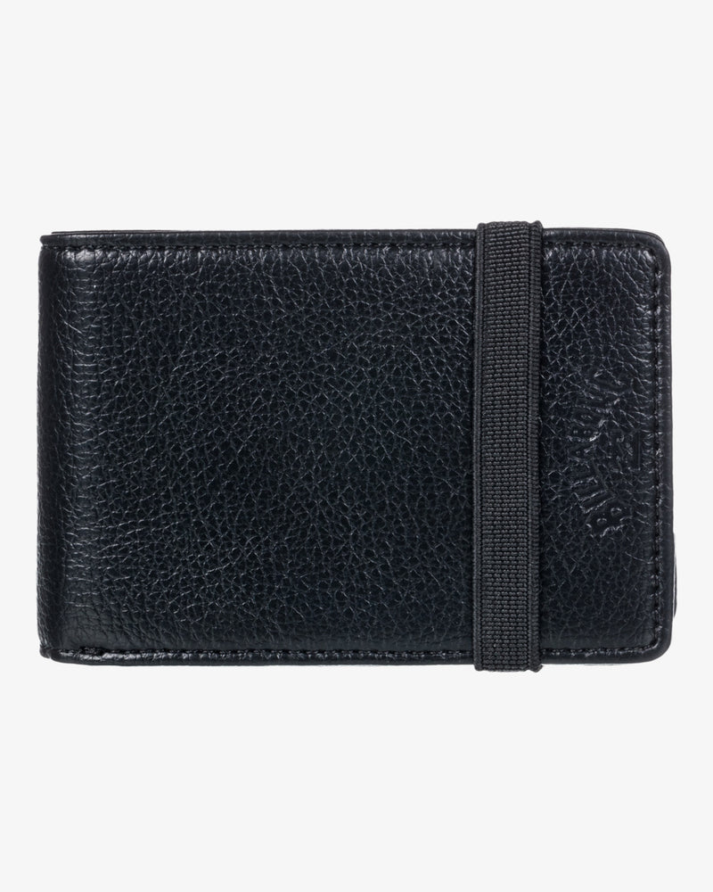 Load image into Gallery viewer, Billabong Men&#39;s Locked Slim Tri-Fold Wallet Black EBYAA00104-BLK
