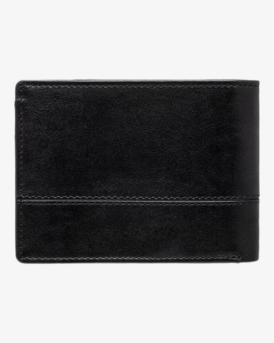 Billabong Men's Dimension Bi-Fold Wallet Black EBYAA00121-BLK