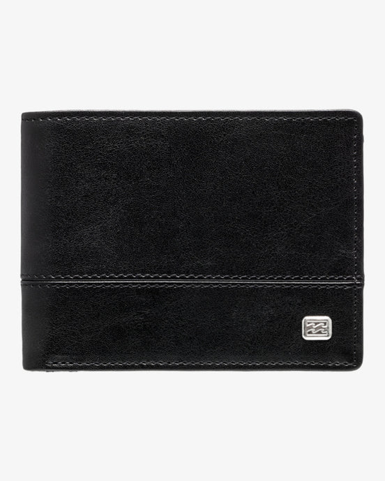 Billabong Men's Dimension Bi-Fold Wallet Black EBYAA00121-BLK