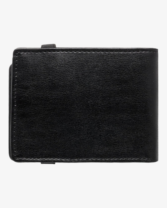 Billabong Men's Locked Tri-Fold Wallet Black EBYAA00123-BLK