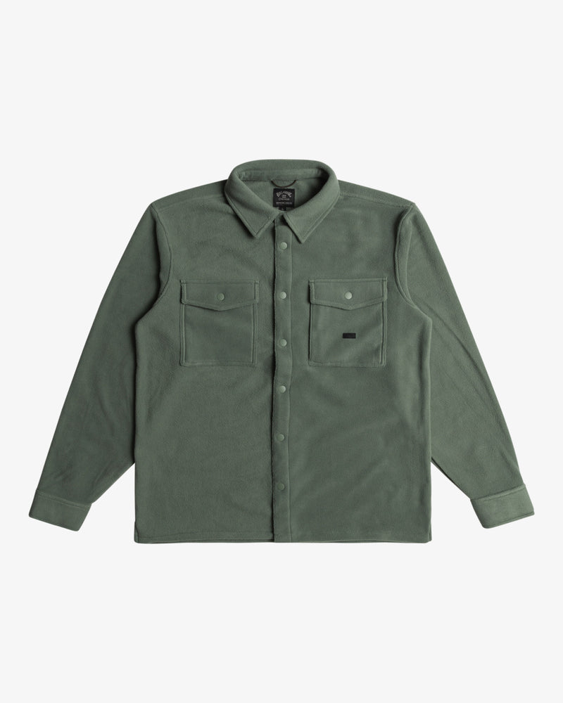 Load image into Gallery viewer, Billabong Men&#39;s Furnace Plain Fleece Shirt Fern EBYFT00129-GKZ0
