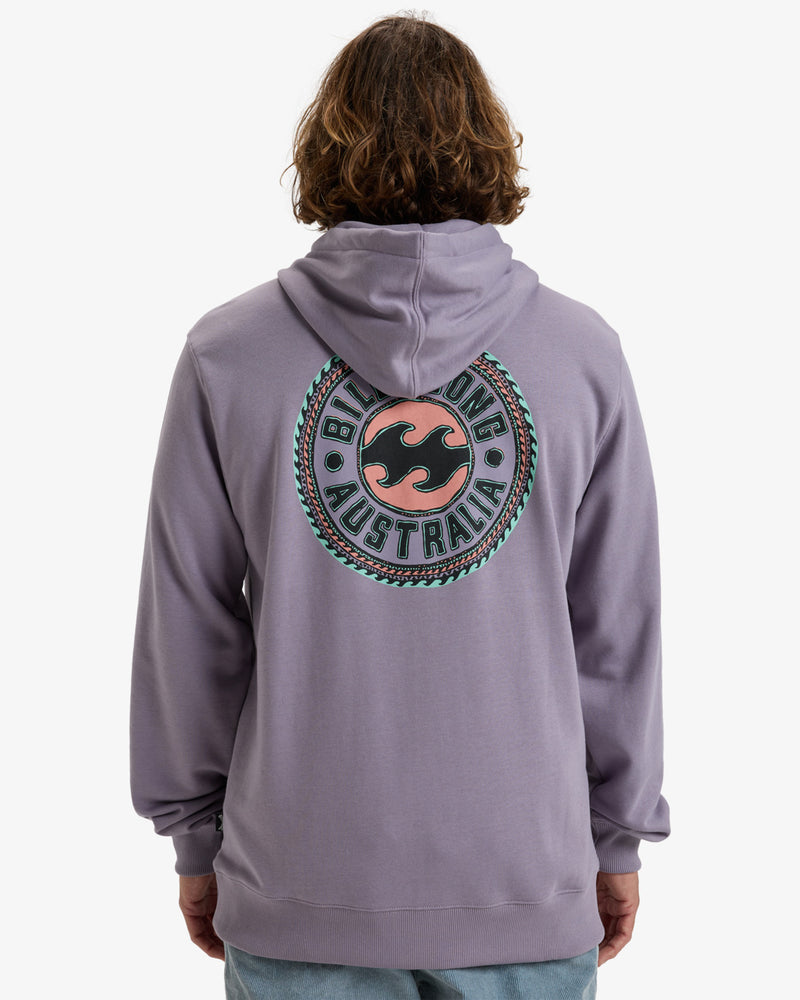 Load image into Gallery viewer, Billabong Men&#39;s Foundation Po Pullover Hoodie Light Purple EBYSF00163-SKW0
