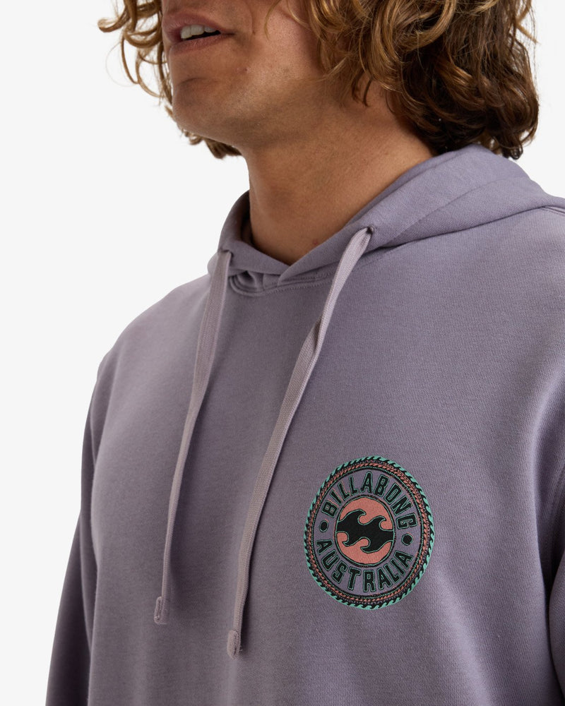 Load image into Gallery viewer, Billabong Men&#39;s Foundation Po Pullover Hoodie Light Purple EBYSF00163-SKW0
