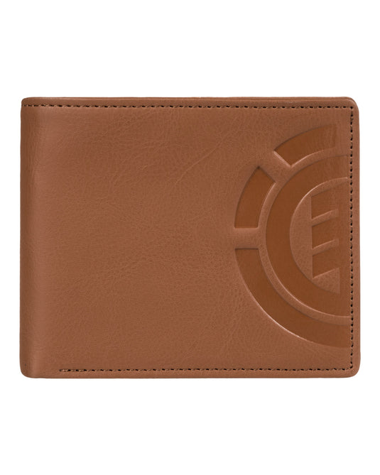 Element Men's Daily Tri-Fold Wallet Caramel Cafe ELYAA00166-CZN0