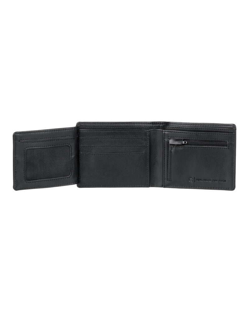 Load image into Gallery viewer, Element Men&#39;s Daily Tri-Fold Wallet Flint Black ELYAA00166-FBK
