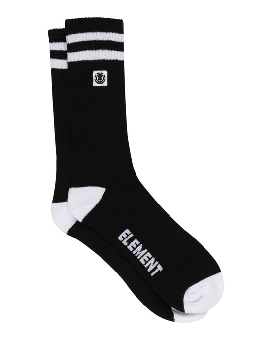 Element Men's Clearsight Skate Socks Flint Black ELYAA00183_FBK