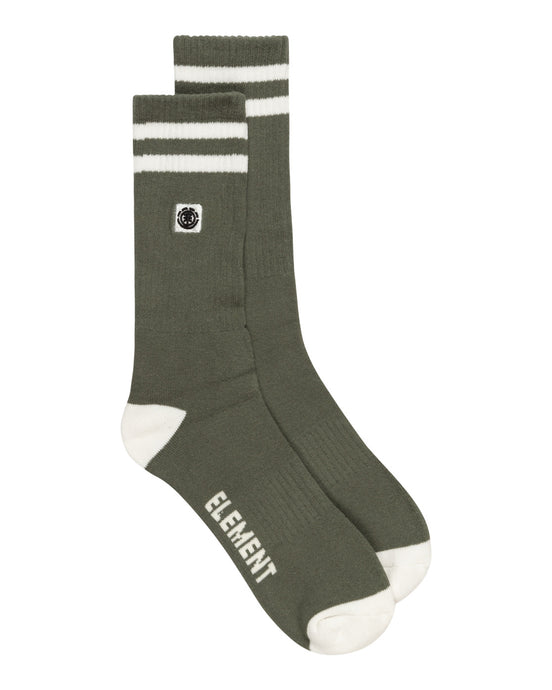 Element Men's Clearsight Skate Socks Beetle ELYAA00183_GQM0