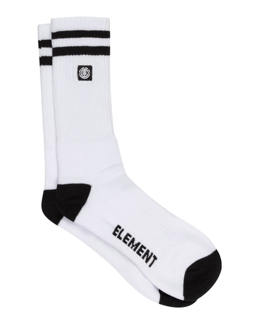 Element Men's Clearsight Skate Socks Optic White ELYAA00183_WBB0