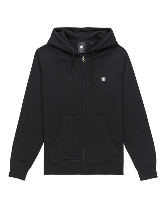 Element Men's Cornell Classic Zip Up Hoodie Flint Black ELYFT00170_FBK