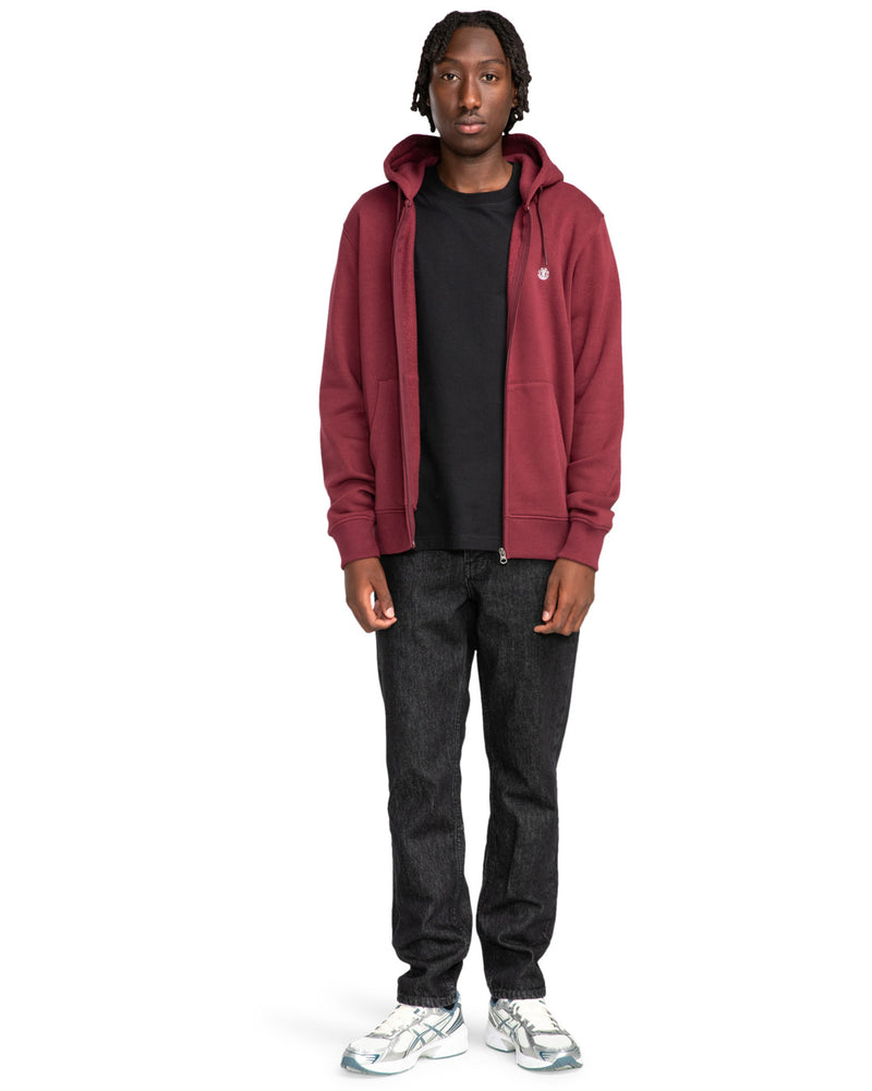 Load image into Gallery viewer, Element Men&#39;s Cornell Classic Zip Up Hoodie Tawny Port ELYFT00170_RSP0
