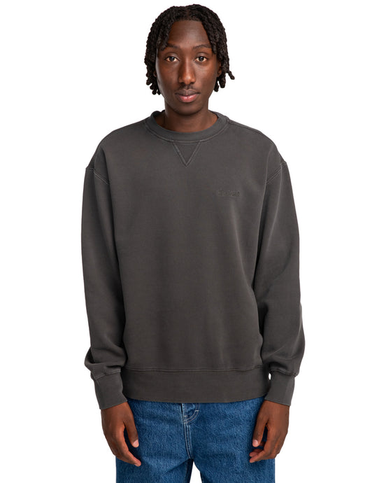 Element Men's Cornell 3.0 Pullover Sweatshirt Off Black ELYFT00172_KTA0