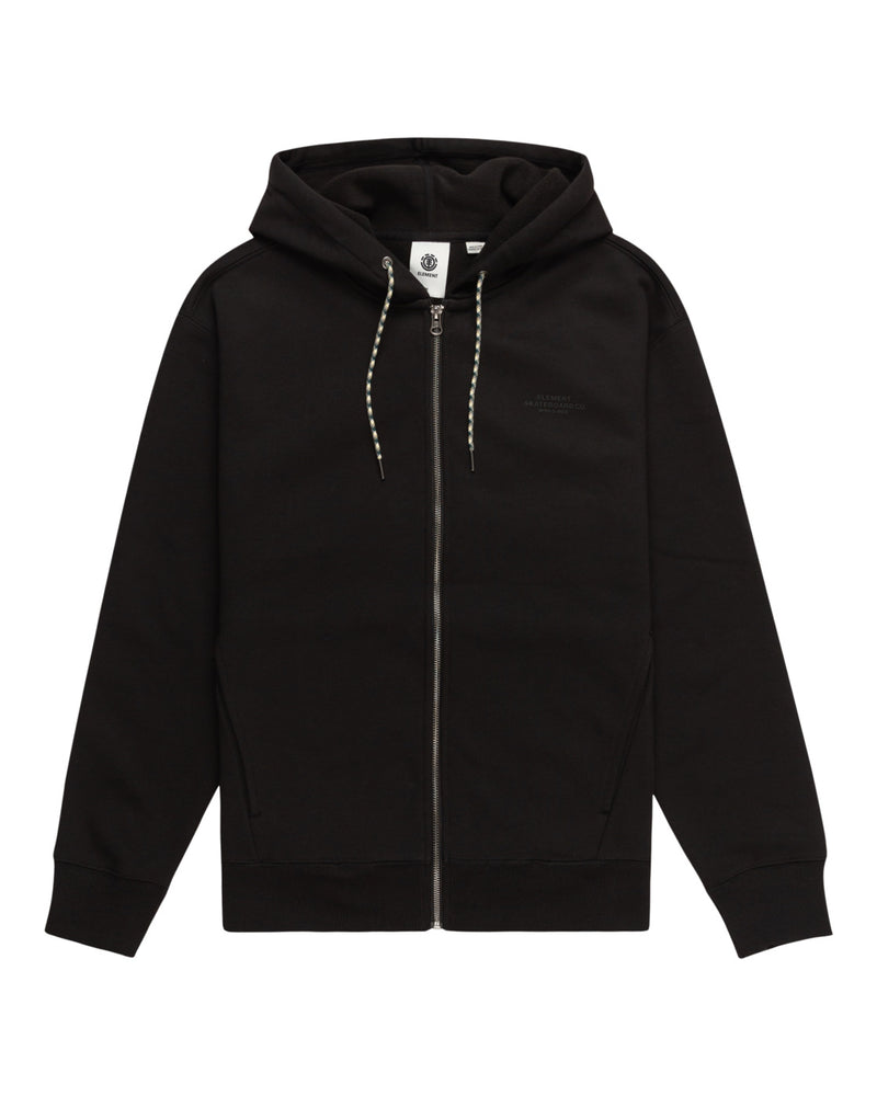 Load image into Gallery viewer, Element Men&#39;s Rain Cornell - Zip - Up Hoodie Flint Black ELYFT00182_FBK
