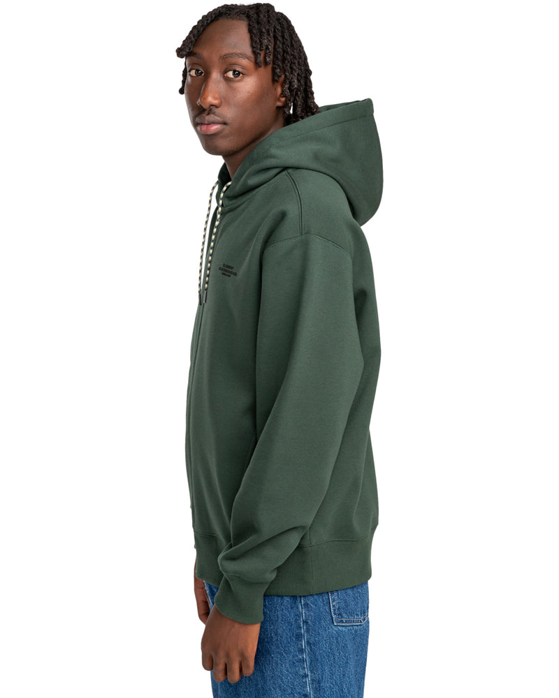 Load image into Gallery viewer, Element Men&#39;s Rain Cornell - Zip - Up Hoodie Deep Forest ELYFT00182_KSW0
