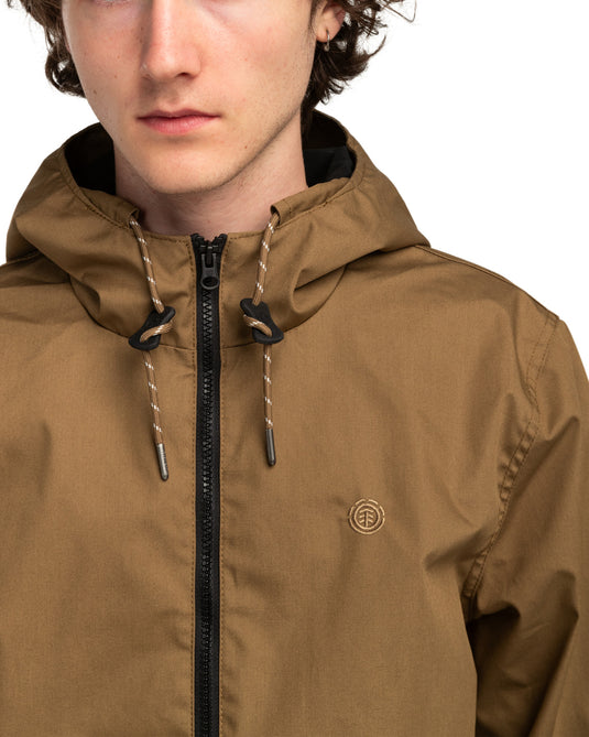 Element Men's Alder Windbreaker Jacket Kangaroo ELYJK00207-CPT0