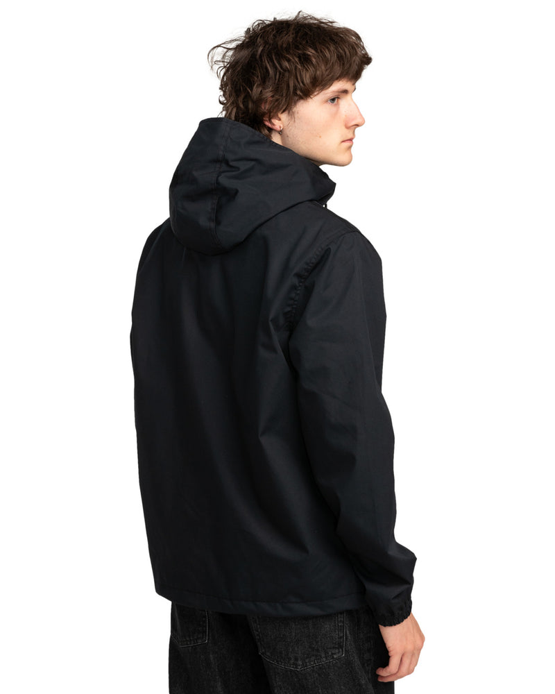 Load image into Gallery viewer, Element Men&#39;s Alder Windbreaker Jacket Flint Black ELYJK00207-FBK
