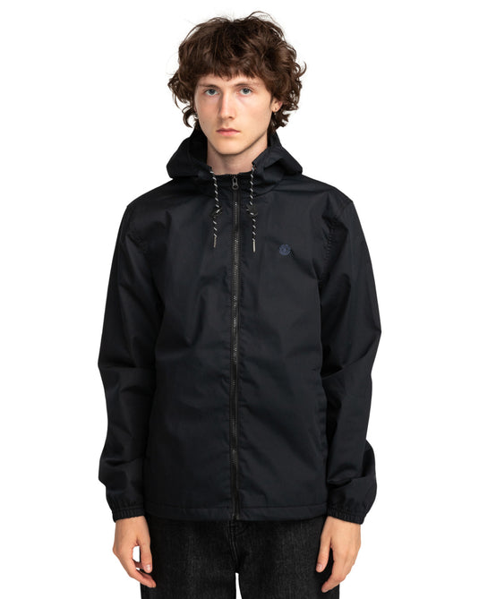 Element Men's Alder Windbreaker Jacket Flint Black ELYJK00207-FBK