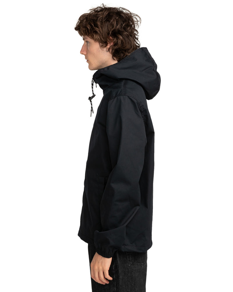 Load image into Gallery viewer, Element Men&#39;s Alder Windbreaker Jacket Flint Black ELYJK00207-FBK
