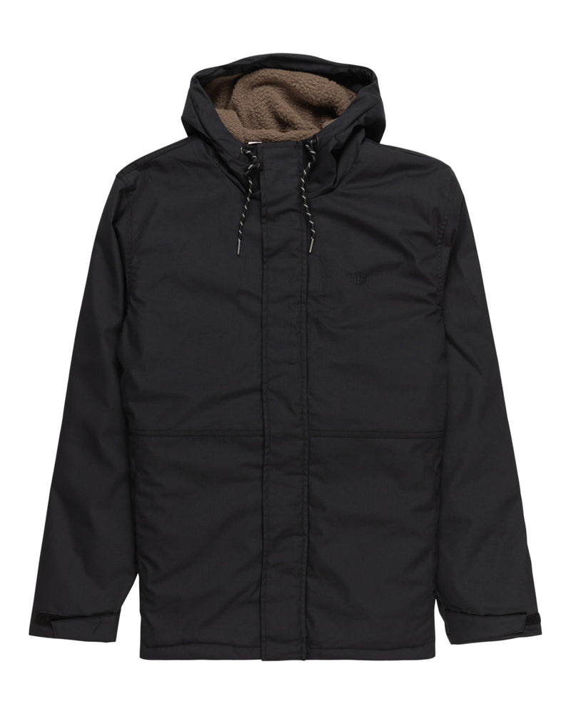 Load image into Gallery viewer, Element Men&#39;s Alder Parka Jacket Flint Black ELYJK00208_FBK
