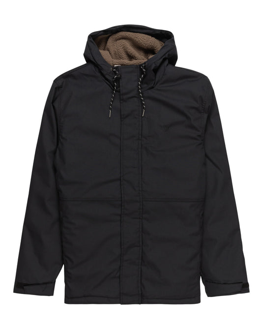 Element Men's Alder Parka Jacket Flint Black ELYJK00208_FBK