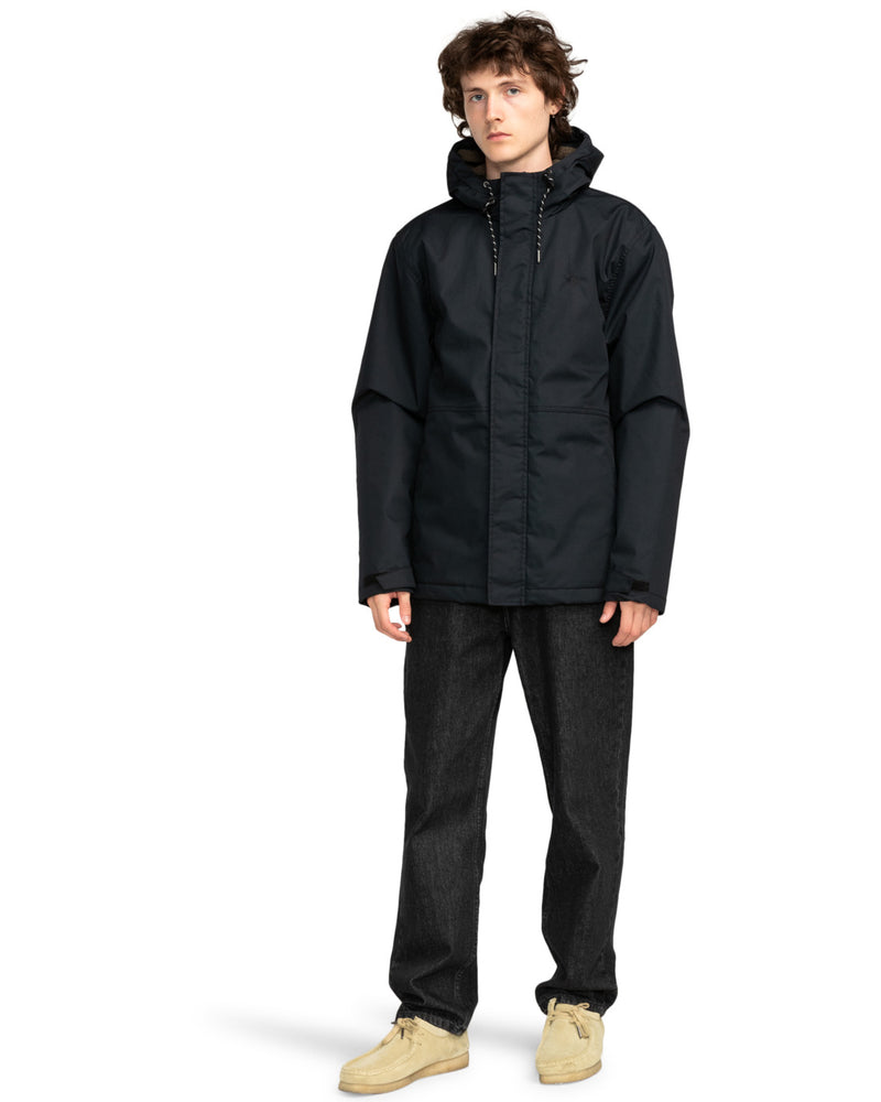 Load image into Gallery viewer, Element Men&#39;s Alder Parka Jacket Flint Black ELYJK00208_FBK
