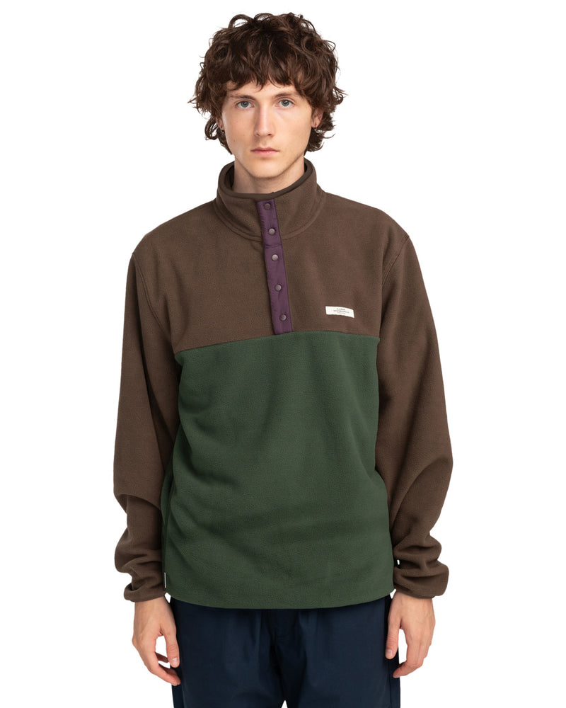 Load image into Gallery viewer, Element Men&#39;s Abenaki Polar Fleece Jacket Deep Forest ELYJK00222-KSW0
