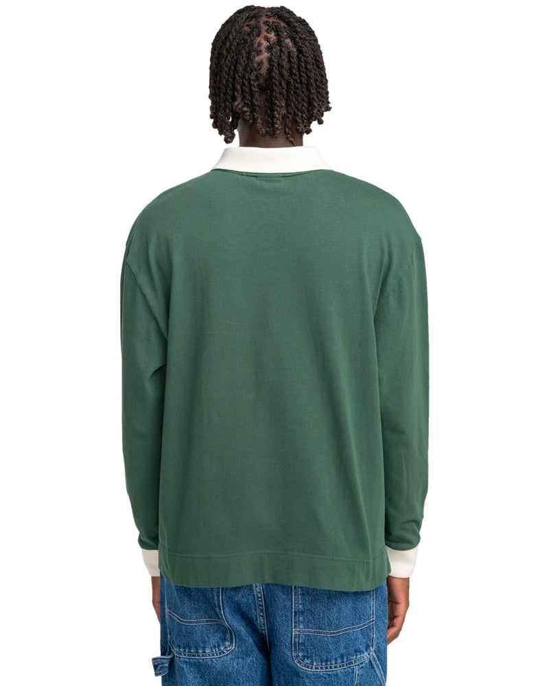 Load image into Gallery viewer, Element Men&#39;s Smokey Bear X Element Please Long Sleeves Polo Trekking Green ELYKT00172_TKR
