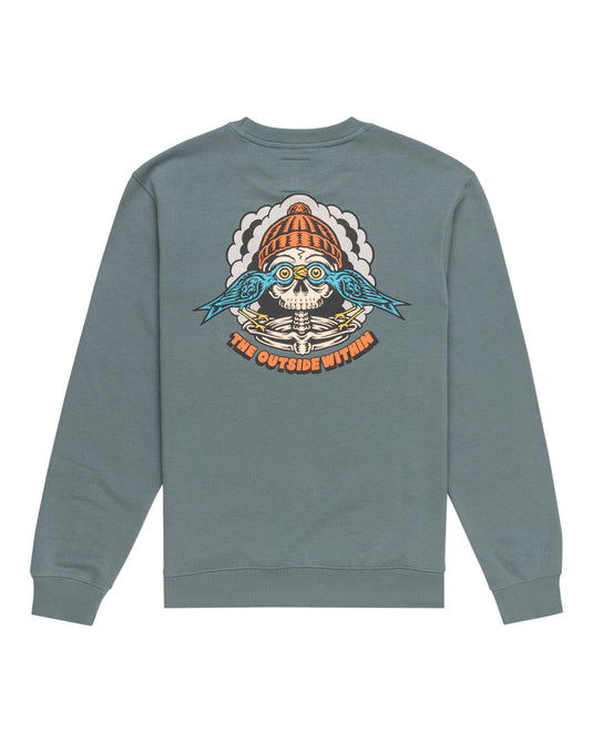 Element Men's Birds Eye Pullover Sweatshirt Trooper ELYSF00253-BLN0