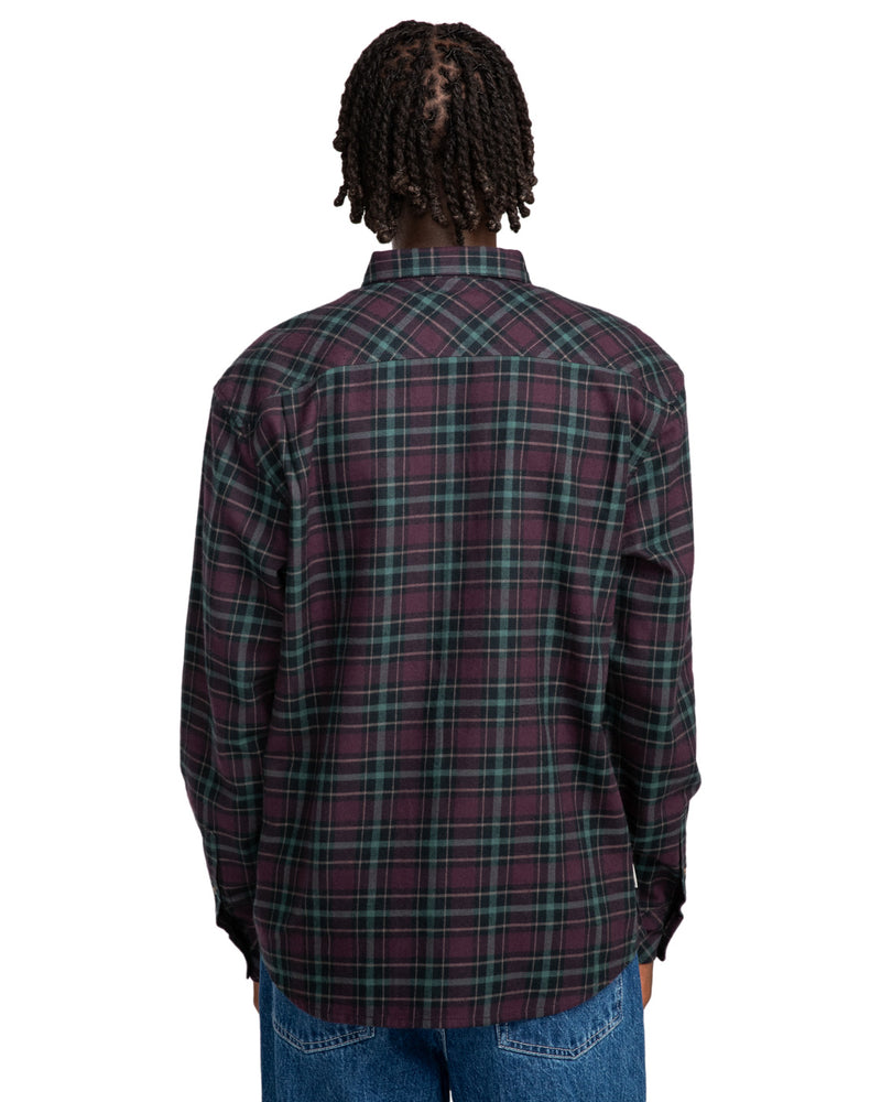 Load image into Gallery viewer, Element Men&#39;s Ivy Shirt Plum Perfect Plaid ELYWT00153_PSN2
