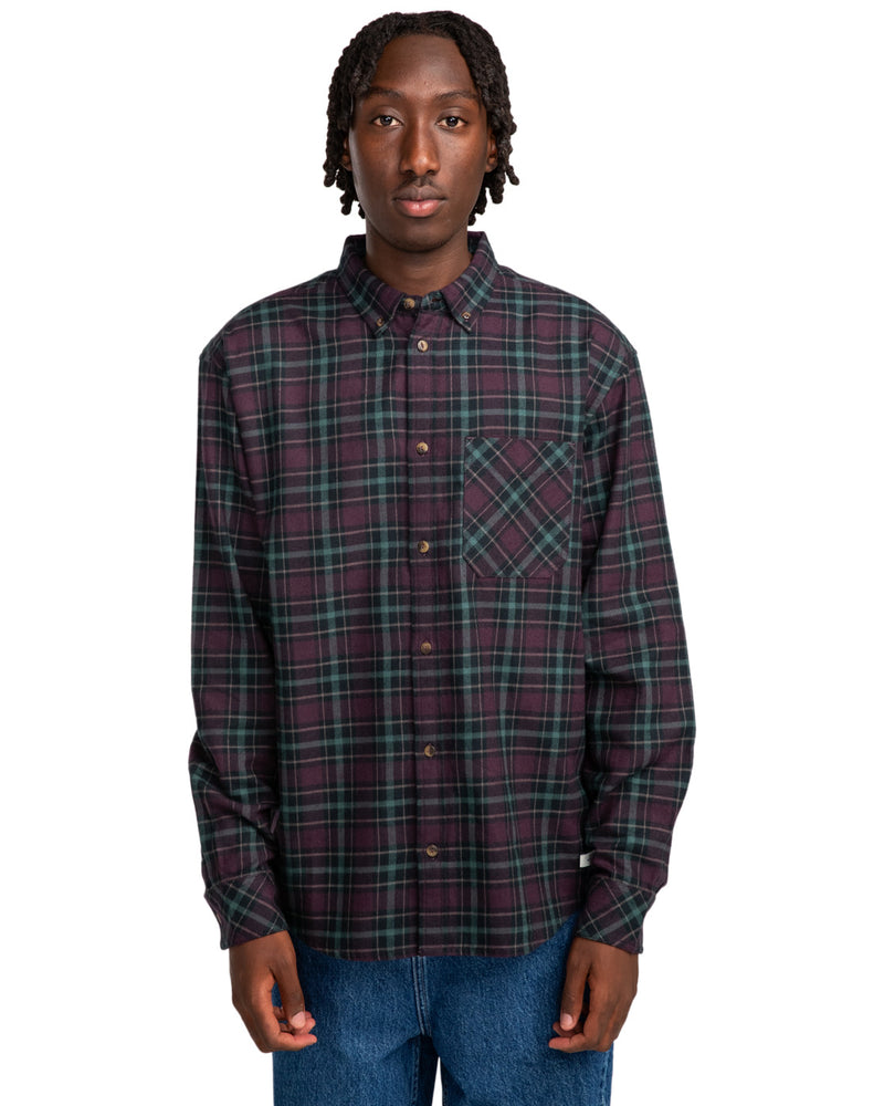 Load image into Gallery viewer, Element Men&#39;s Ivy Shirt Plum Perfect Plaid ELYWT00153_PSN2
