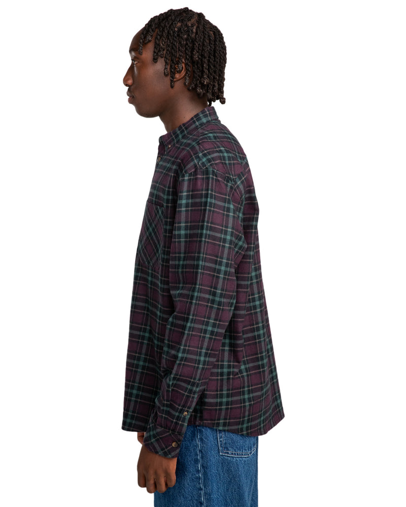 Load image into Gallery viewer, Element Men&#39;s Ivy Shirt Plum Perfect Plaid ELYWT00153_PSN2
