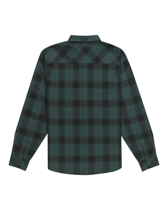 Element Men's Compass Long Sleeves Shirt Trekking Green Plaid ELYWT00154_GSC1