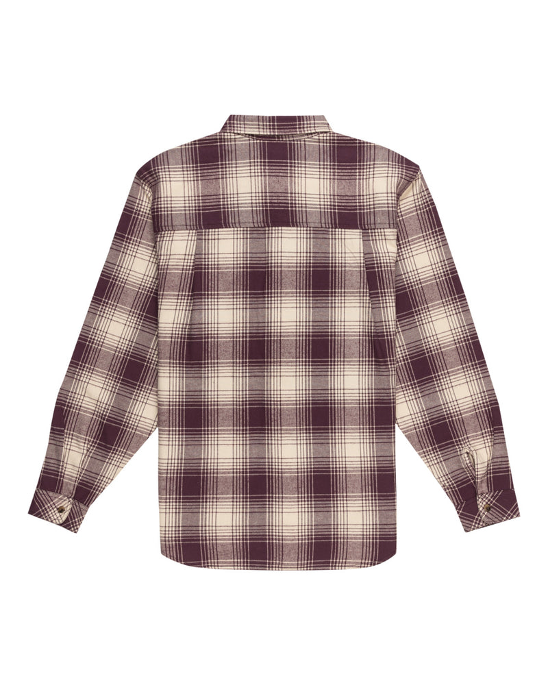 Load image into Gallery viewer, Element Men&#39;s Hawthorne Long Sleeve Shirt Plum Perfect Plaid ELYWT00157_PSN1
