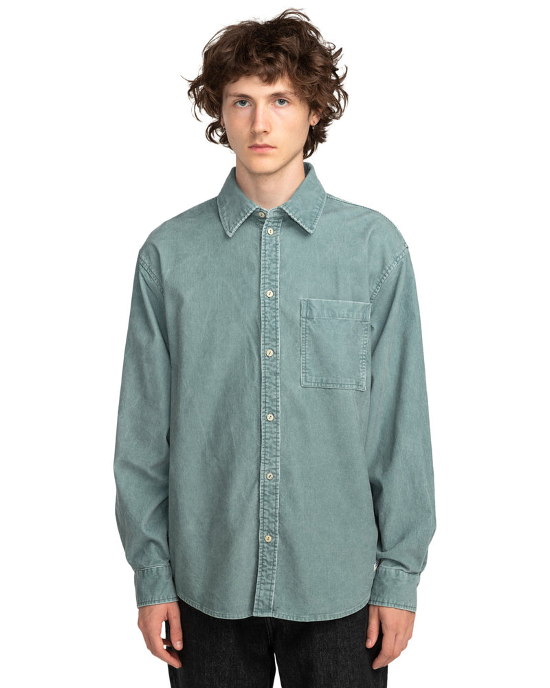 Load image into Gallery viewer, Element Men&#39;s Velteen Long Sleeves Shirt Trooper ELYWT00158-BLN0
