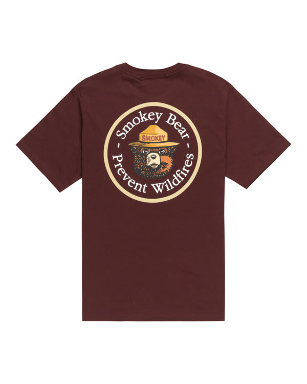 Load image into Gallery viewer, Element Men&#39;s Smokey Bear X Element Prevent T-shirt Decadent Chocolate ELYZT00418_RSQ0
