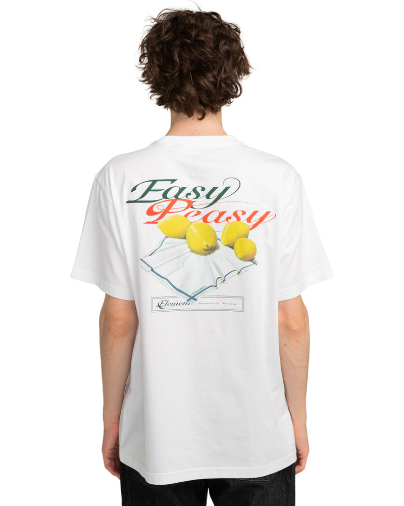 Load image into Gallery viewer, Element Men&#39;s Easy Short Sleeves T-shirt Optic White ELYZT00458_WBB0
