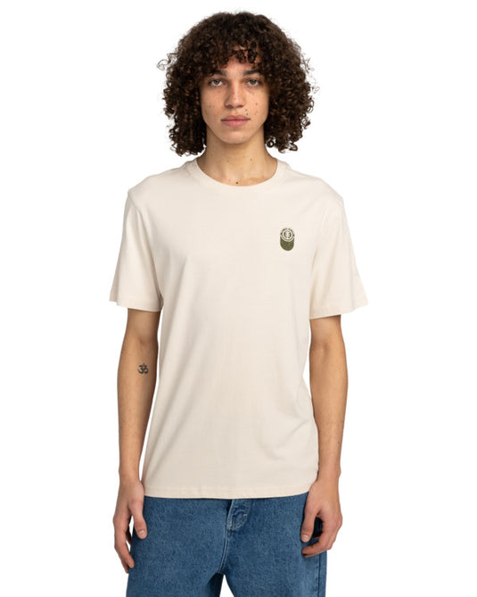 Element Men's Ambition Short Sleeve T-Shirt Oat Milk ELYZT00500-TEG0