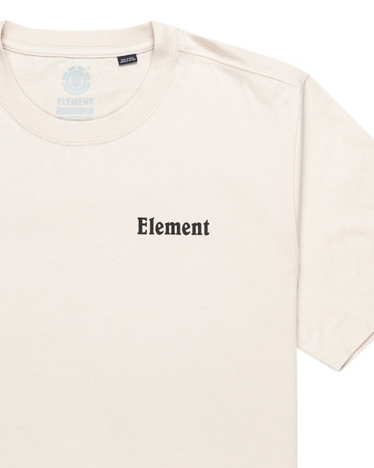 Element Men's Gets Better Short Sleeve T-Shirt Oat Milk ELYZT00508-TEG0