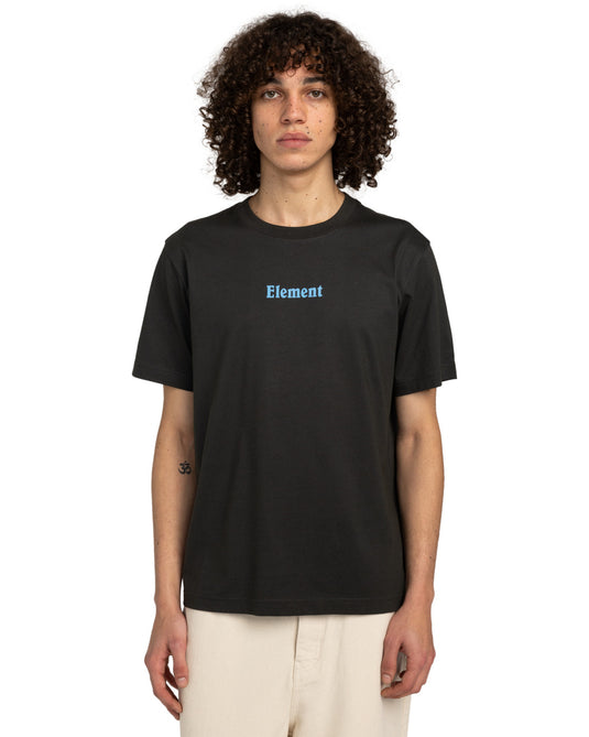 Element Men's No Rain Short Sleeve T-Shirt Off Black ELYZT00509-KTA0