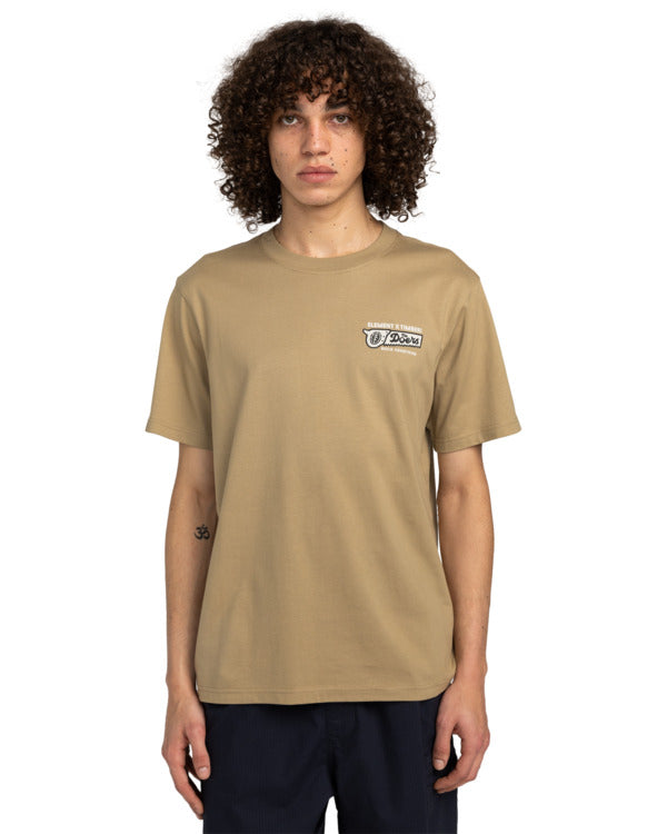 Load image into Gallery viewer, Element Men&#39;s Timber Icon Short Sleeves T-Shirt Khaki ELYZT00519-KHA
