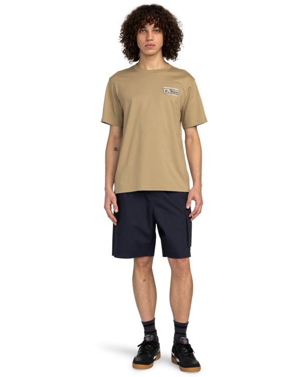 Load image into Gallery viewer, Element Men&#39;s Timber Icon Short Sleeves T-Shirt Khaki ELYZT00519-KHA
