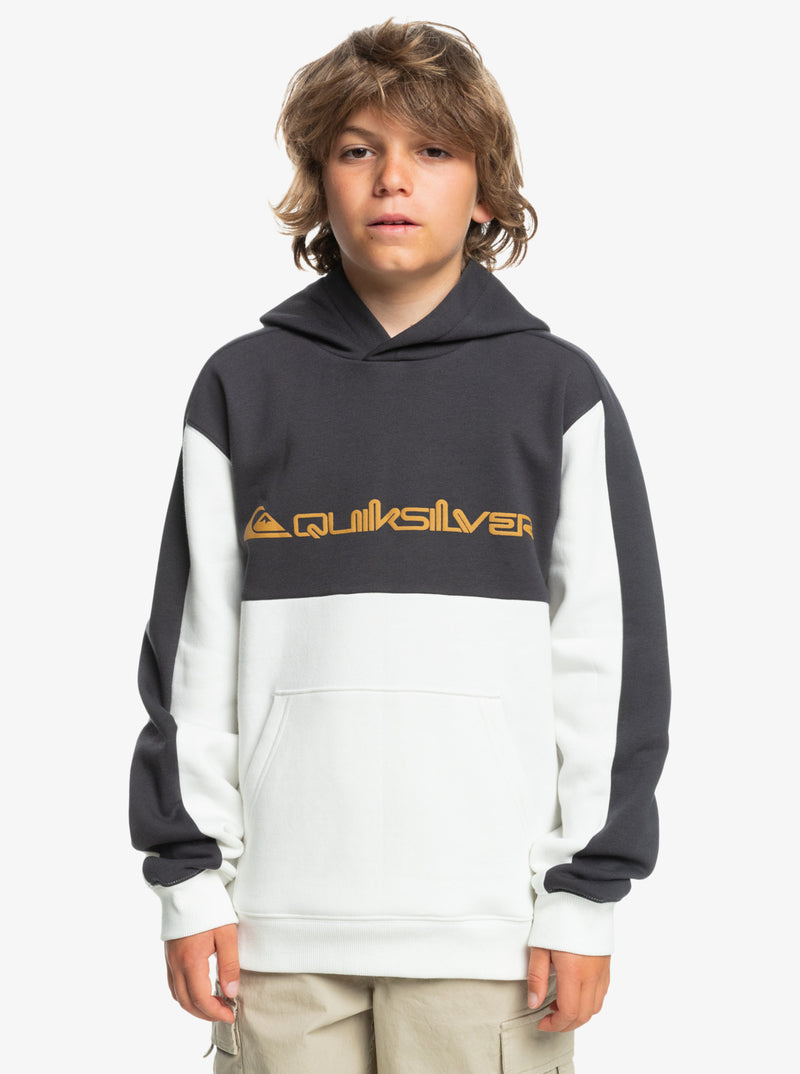 Load image into Gallery viewer, Quiksilver Kids&#39; Knowledge Area Hoodie Snow White EQBFT03885_WBK0
