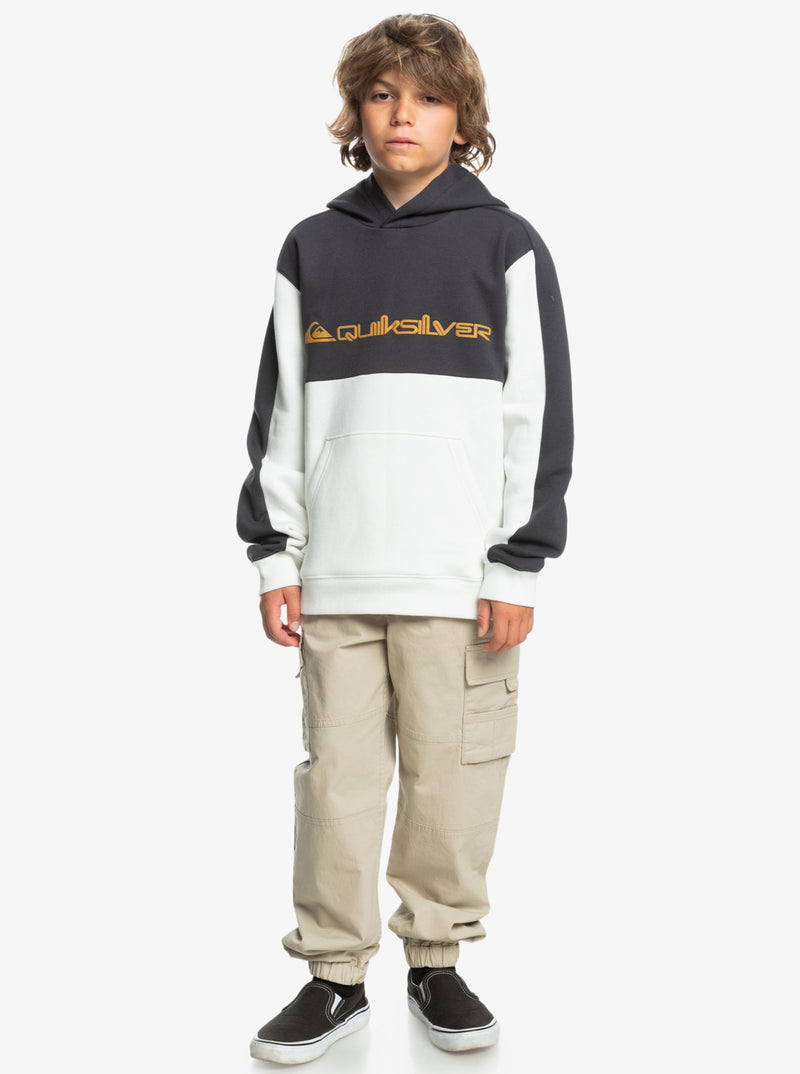 Load image into Gallery viewer, Quiksilver Kids&#39; Knowledge Area Hoodie Snow White EQBFT03885_WBK0
